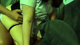 Chubby thai student gets hard creampie, moaning loudly 😩