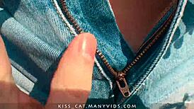 Picked up a teen hitchhiker for real outdoor banging