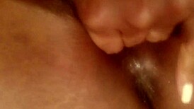 oh yeah, morning squirt with ebony pussy fingering and masturbation