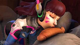 d va and fuckbuddies go wild with ass play and blowjobs.