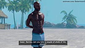 cheating wife at the resort with a big black cock, so tempting.