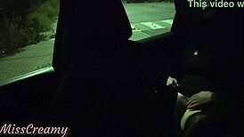 Wife Squirts And Fucks Voyeur In Public Parking Caught By Strangers