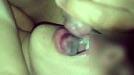 My wife asks for vitamin as this real amateur housewife receives massive cum in mouth during facial cumshots