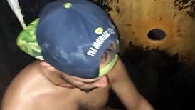 Group activity at the glory hole with brazilian participants