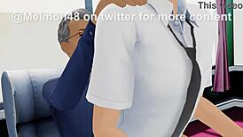 deans pet femboy got fucked hard by school dean in wild session. never thought id see such raw action in 3d cartoon style.