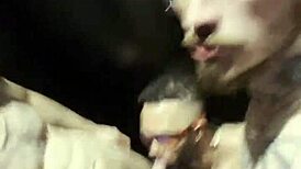 Raw Orgy Explodes in Nightclub Bathroom Chaos