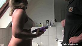 Bbvideo com chubby german milf fucking in bathroom!