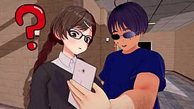 Big Cock Fucks Teen Ass in 3D Animation Doggystyle