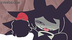 Miss Circle engages in intense group banging in anime style