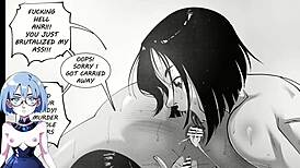 Girls night out 8 in anime hentai cartoon style.