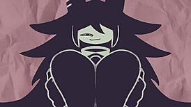 Miss Circle engages in intense group banging in anime style