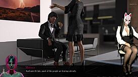 Femdom Mistress In Heels Plays Sex Game, Upskirt Big Tits Exposed!