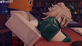 Big Reveal of Bound Ladyboy in Deepthroat 3D Action