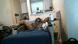 ebony milf rides rough on the ranch in hood amateurs' casual encounter.