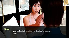 내 새 가족 96: 작은 가슴 브루넷 에로틱 헨타이