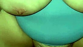 Amateur milf with huge tits leaks pussy in missionary pov fuck