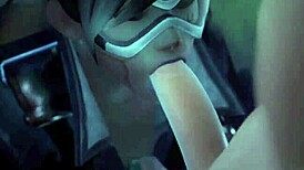 Spa Session With Tracer In 3D Animation. Enjoy the relaxing cartoon hentai experience.