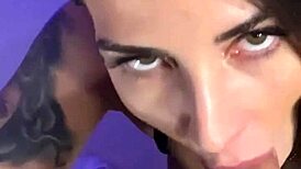 fucking mouths of blondes and brunettes swallowing monster cock