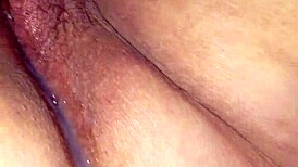 bbw duca wife using vibrator after a messy creampie, damn again