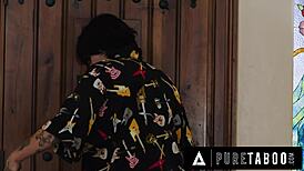 pure taboo unfolds as an outraged teen 18+ confronts naive stepmom syren de mer’s sudden bimbofication