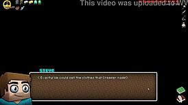 Hornycraft Parody Hentai Game Pornplay Ep 42: Merchant Gets Fucked By Big Futanari Cock!