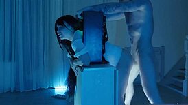 sadako big ass stuck in tv