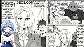 Girls night out 8 in anime hentai cartoon style.