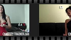 Your cock stays locked up until i let it out, slave.