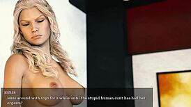 Lesbian assfuck orgy in 3D