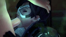 Spa Session With Tracer In 3D Animation. Enjoy the relaxing cartoon hentai experience.