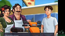 finally got my bike in summertime saga ep 54! 🏍️