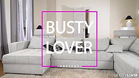 busty lovers team up to double penetrate donna bell's curvy frame