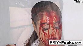 Intense Halloween Tease By Indian Milf Priya Rai