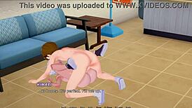 hentai milf and teen get deep strokes in 3d game