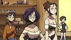 Bombshell barista serves coffee part 2 by tailblazer 😊