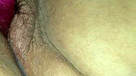 bbw duca wife using vibrator after a messy creampie, damn again