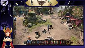 Baldur's Gate 3: Lex's Lewd Adventure Part 4 features a brunette with big tits in hentai scenes