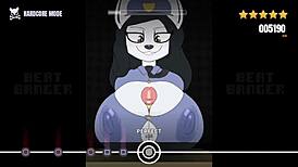 horny police mod banging in beatbanger game