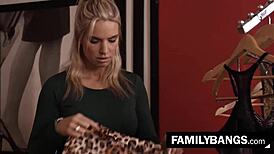 Familybangs Com ⭐ Stepmom And Stepdaughter Gets Attracted In The Shopping Store Jessie Saint Rachael Cavalli