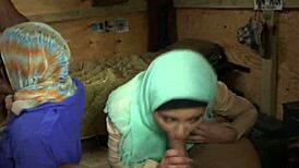 i saw arab babes suck big cocks and fuck soldiers in uniforms, so hot!!