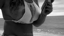 My Wife Showing Off in Public on Brazilian Beaches