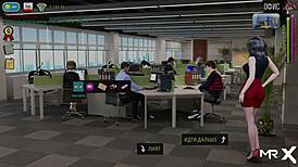 Fashion Business - Girl Showing Breasts to Another in Anime 3D