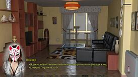 Perfect housewife spied on in cuckold game