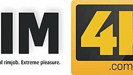 Sexy bombshell emotionally licks man's anus in rimjob fantasy.