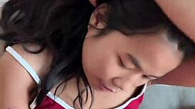 Thai 18yo teen, can you handle gagging on my thick load?