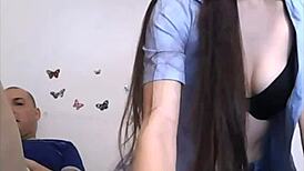 face fuck that dick deep in throat, brunette pussy licked 😜