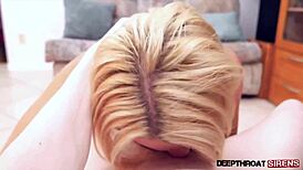 Big Tit Blonde Nadia White POV Deepthroat