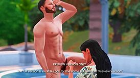 Courtside passion in 3D hentai!