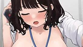 Creampie cowgirl while on the phone, oops I mean