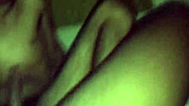 Black bull with big cock dominates in amateur porn video